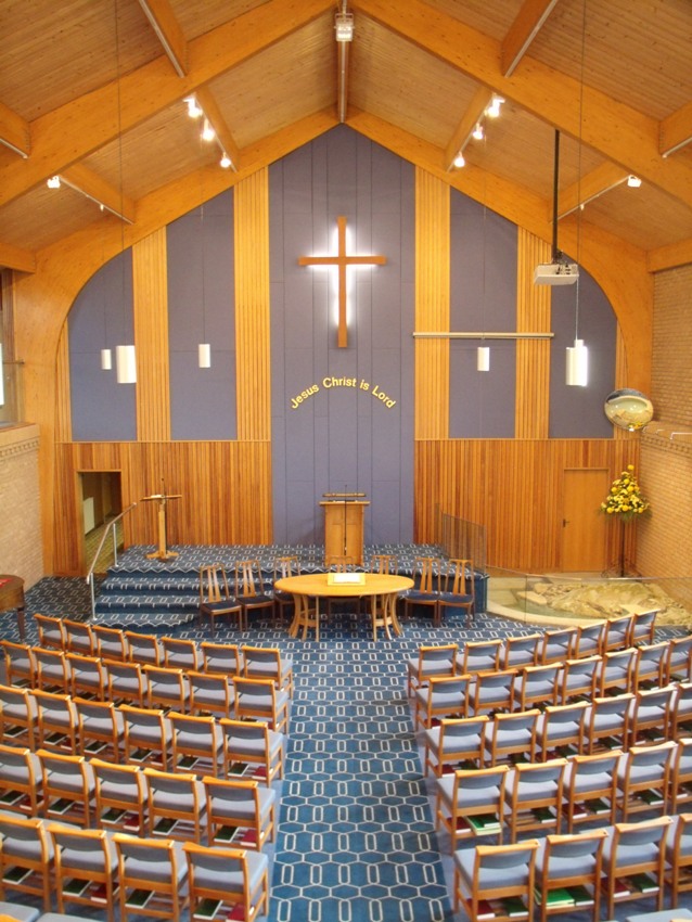 Interior of Wollaston Free Church